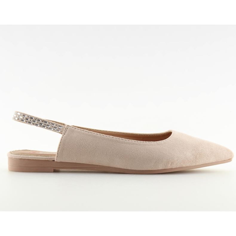 Bailarina con tacón rosa JL39P rosa. rosado