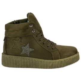 Mckeylor Zapatillas deportivas de ante verde