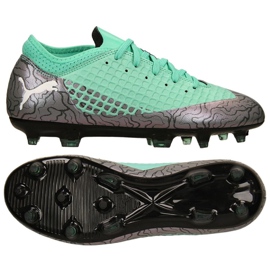 Puma Future 2.4 Fg Ag Jr 104844 01 botas de fútbol gris verde