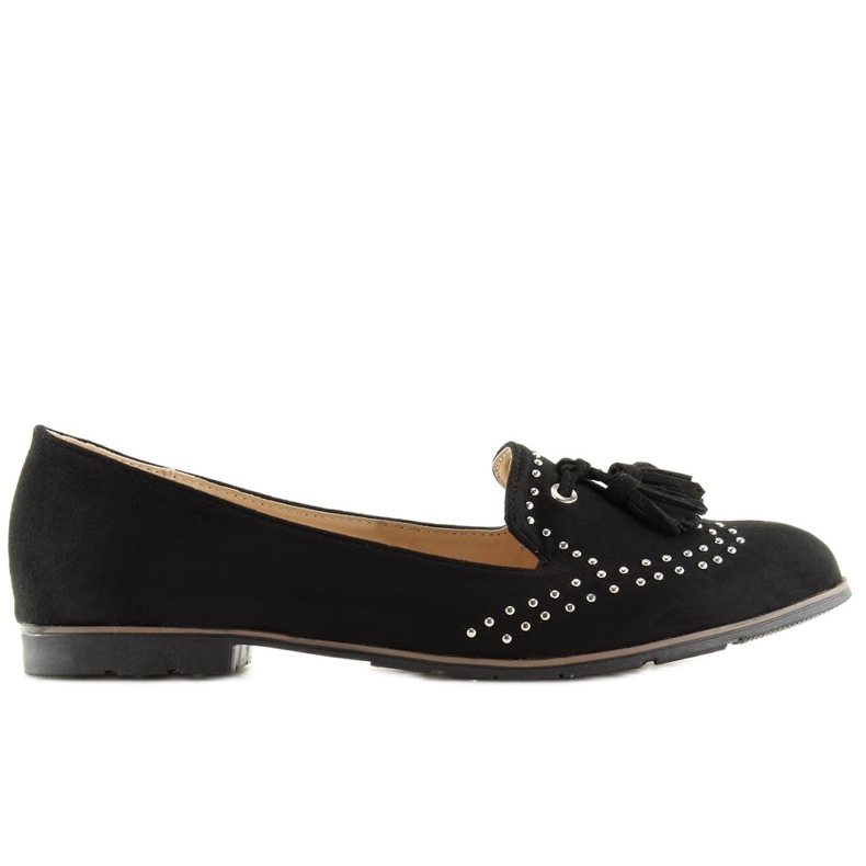 Mocasines mujer negros 22-05 Negro