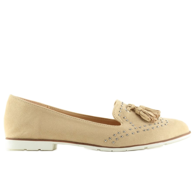 Mocasines mujer beige 22-05 Beige