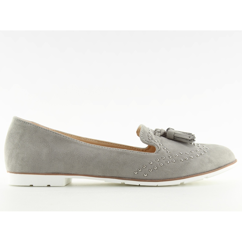 Mocasines grises para mujer 22-05 Gris