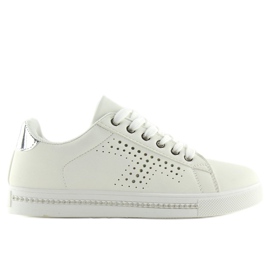 Zapatillas con piedras blancas BM1971 Blanco