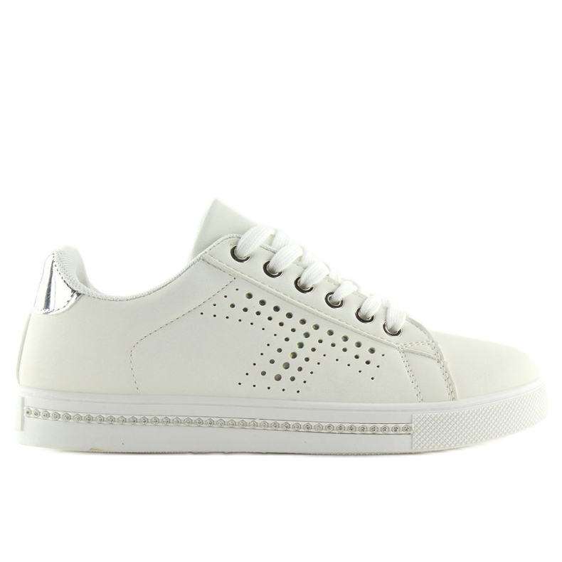 Zapatillas con piedras blancas BM1971 Blanco