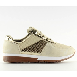 Deportivas mujer oro N007 Gold dorado