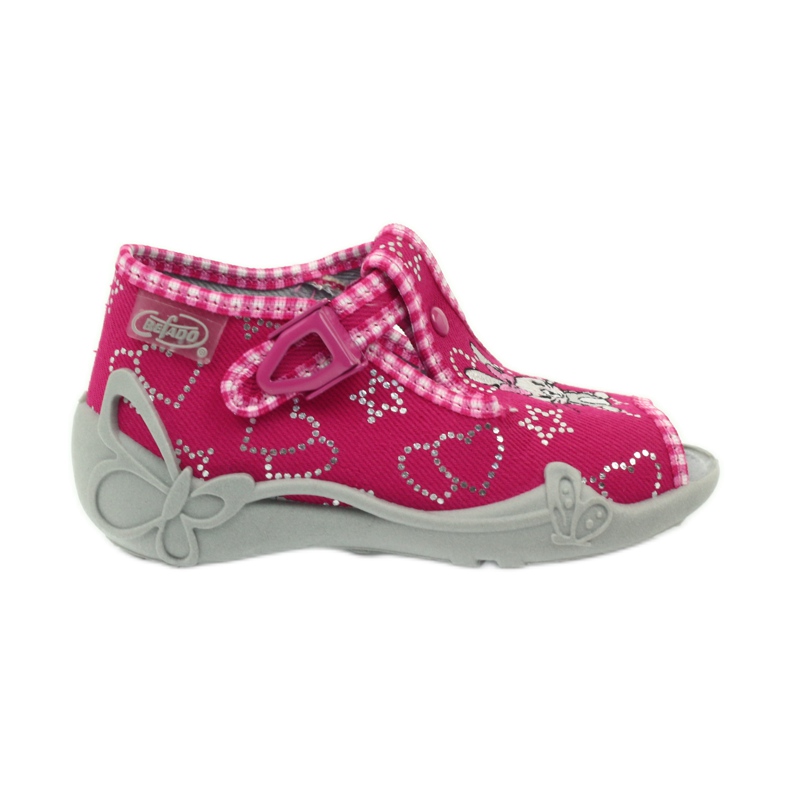 Calzado infantil befado zapatillas 213p105 gris rosado