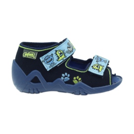 Befado calzado infantil sandalias zapatillas 250P076 azul verde azul marino