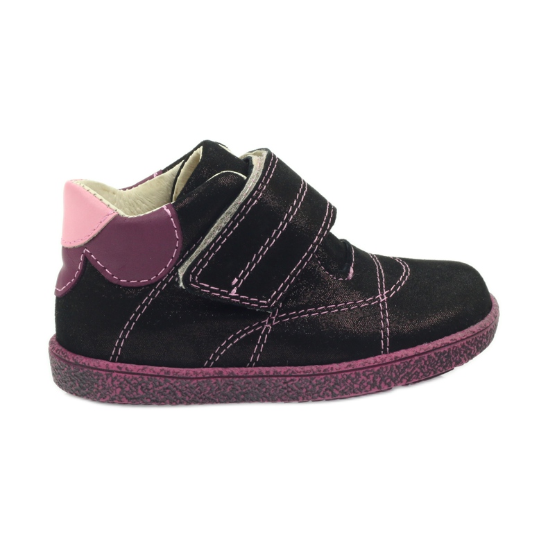 Ren But Botas para bebés de cuero con cierre adhesivo burord metalic 1531 ren pero rojo