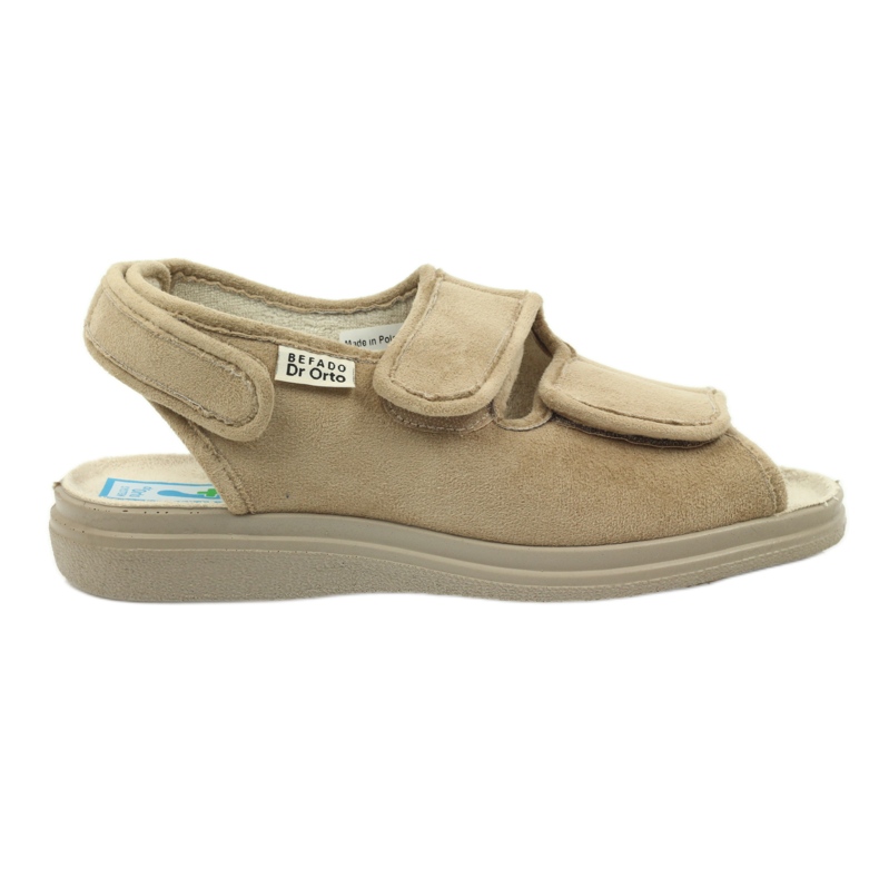 Sandalias para diabéticos Befado 676d004 beige