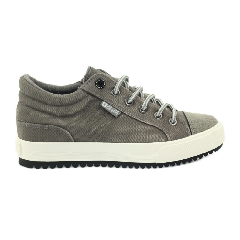 Zapatillas de cuña Big Star 274500 gris Zapatillas de cuña Big Star 274500 gris
