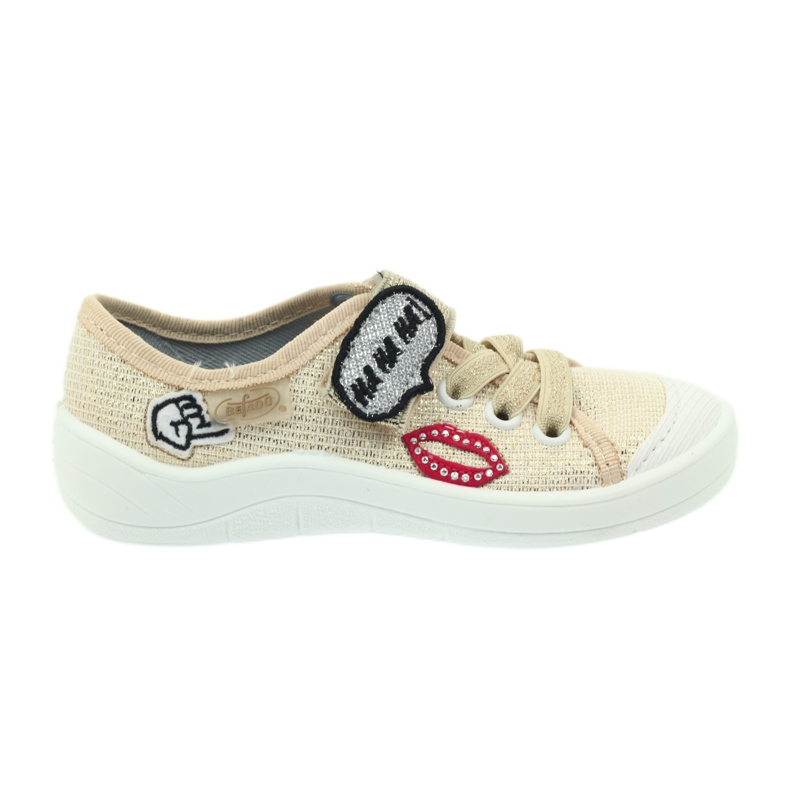 Calzado infantil befado, sneakers 251x098 gris amarillo rojo