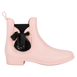 Botas de lluvia empolvadas Vices rosado