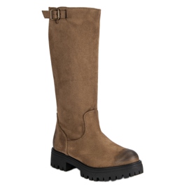 Corina Botas de ante marrón Corina Botas de ante marrón