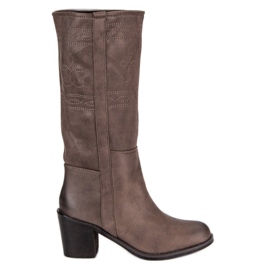 Corina Botas marrones de mujer marrón