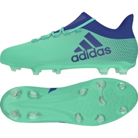 Botas de fútbol adidas X 17.2 Fg M CP9189 multicolor verde