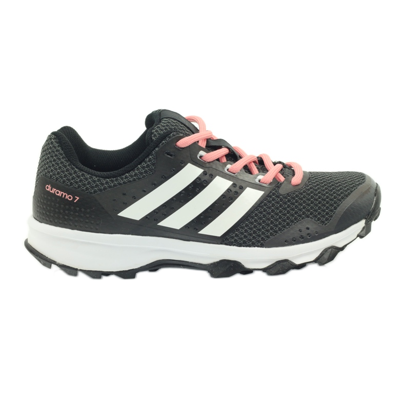 Zapatillas de running adidas Duramo 7 Trail W negro rosado gris