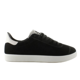 Zapatillas de ante Juniorki BK6180-1 Negro blanco