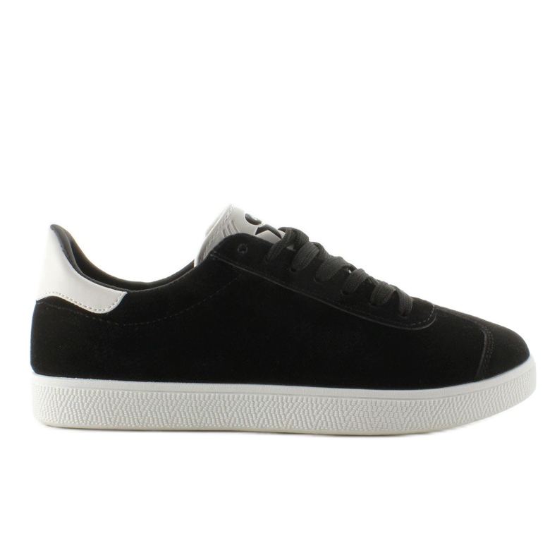 Zapatillas de ante Juniorki BK6180-1 Negro blanco