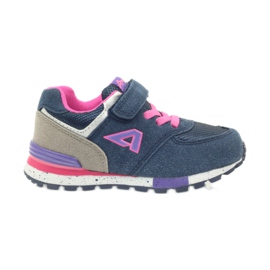 American Club Calzado deportivo para niños American ADI 15110 BM45976 rosado azul marino