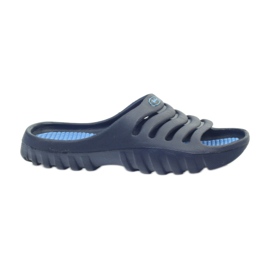 American Club Zapatillas de piscina para niños americanos zapatillas azul marino