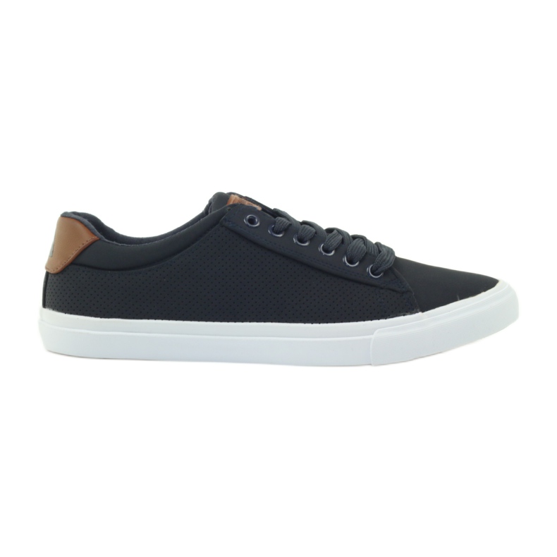 American Club Zapatillas americanas zapatillas de deporte zapatos de hombre marrón azul marino