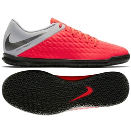 Zapatos de interior Nike Hypervenom PhantomX 3 Club Ic Jr AJ3789-600 multicolor rojo