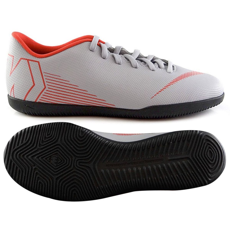 Zapatos de interior Nike Mercurial Vapor 12 Club Ic M AH7385-060 gris gris