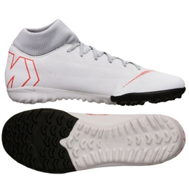 Zapatillas de fútbol Nike Mercurial SuperflyX 6 Academy Tf M AH7370-060 multicolor blanco