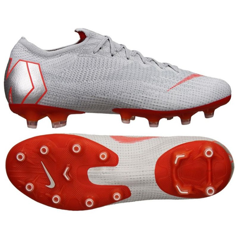 Zapatos de fútbol Nike Mercurial Vapor 12 Elite AG Pro M AH7379-060 gris