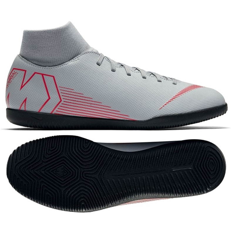 Zapatos de interior Nike Mercurial Superfly 6 Club Ic M AH7371-060 multicolor blanco