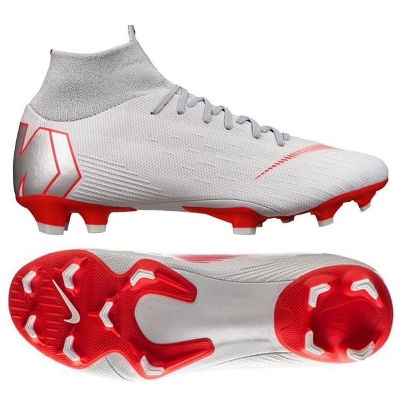 Zapatos de fútbol Nike Mercurial Superfly 6 Pro Fg M AH7368-060 blanco blanco