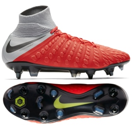 Calzado de fútbol Nike Hypervenom 3 Elite Df Sg Pro Ac M AJ3812-600 rojo rojo