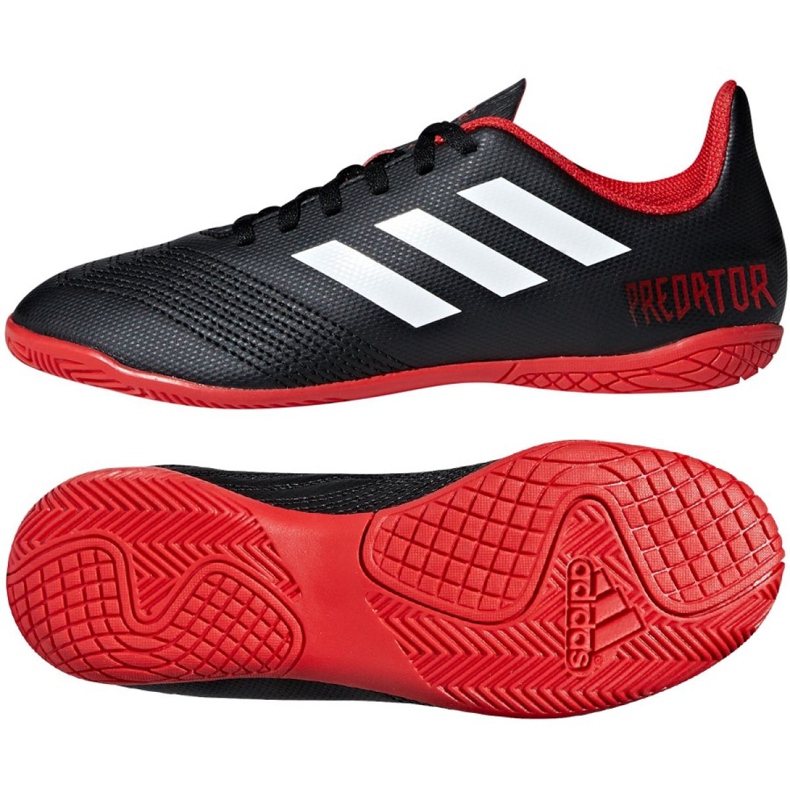 Botas de fútbol adidas Predator Tango 18.4 Tf Jr DB2335 negro negro