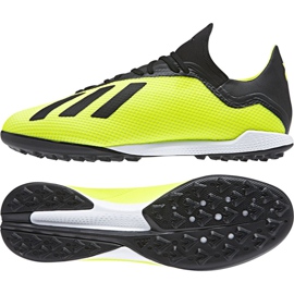 Botas de fútbol adidas X Tango 18.3 Tf M DB2475 multicolor amarillo