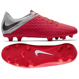 Zapatillas de fútbol Nike Hypervenom Phantom 3 Club Fg 3 M AJ4145-600 rojo rojo