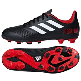 Botas de fútbol adidas Predator 18.4 FxG J Jr DB2323 multicolor negro