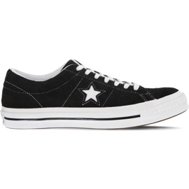 Converse One Star '74 Premium Suede Black negro