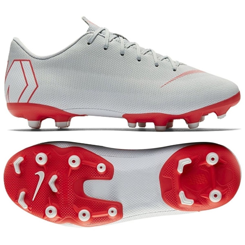 Zapatillas de fútbol Nike Mercurial Vapor 12 Academy Gs Mg Jr AH7347-060 multicolor plata Zapatillas de fútbol Nike Mercurial Vapor 12 Academy Gs Mg Jr AH7347-060 multicolor plata
