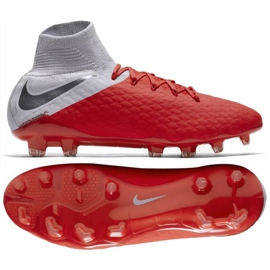 Zapatillas de fútbol Nike Hypervenom Phantom 3 Pro Df Fg M AJ3802-600 rojo rojo