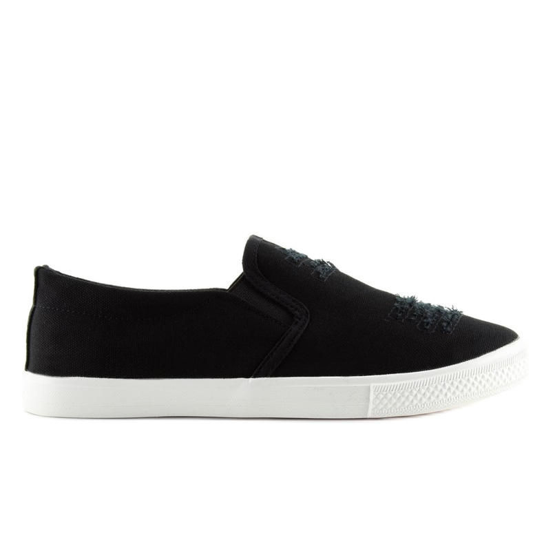 Zapatillas slip-on negro BL126P Negro