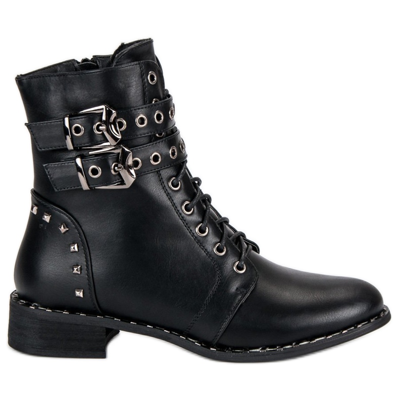 Seastar Botas de trabajo casual negro