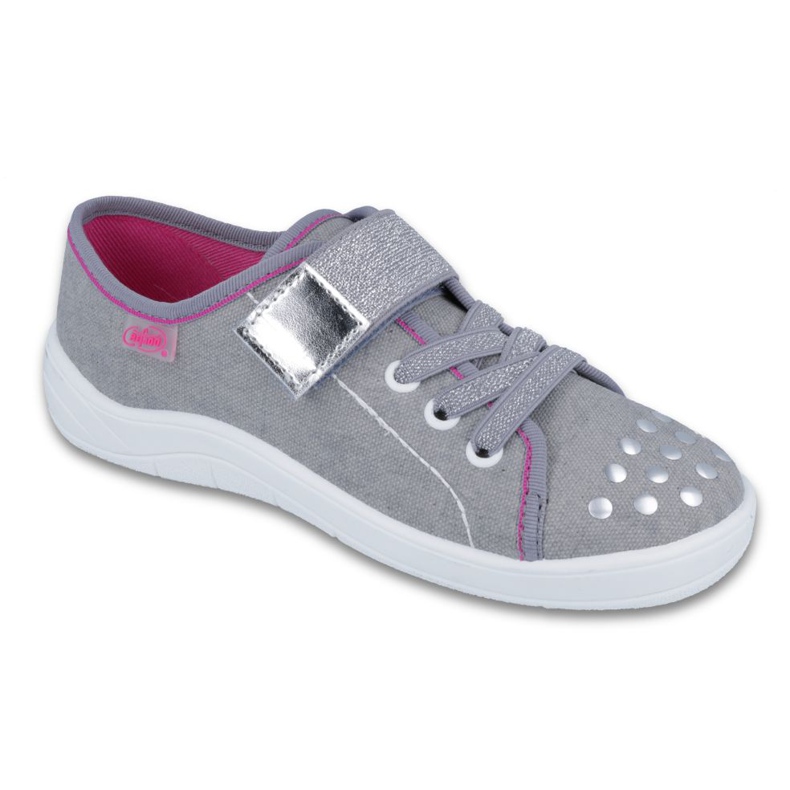 Calzado infantil befado 251Y108 gris rosado