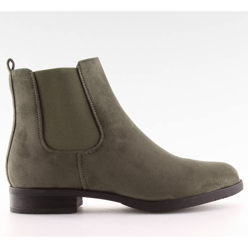 Botas jodhpur de gamuza verde NC721