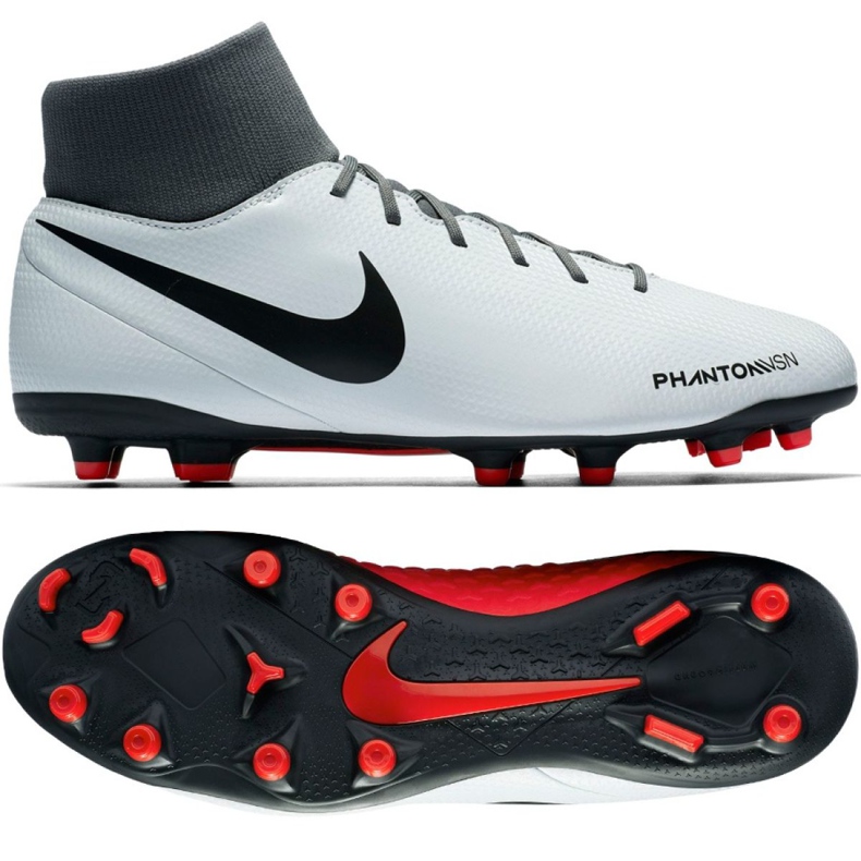 Zapatillas de fútbol Nike Phantom Vsn Club Df Mg Jr AJ6959-060 blanco blanco