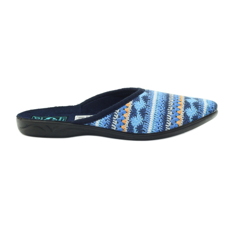 Zapatillas Adanex 23557 suéter noruego azul marino azul naranja