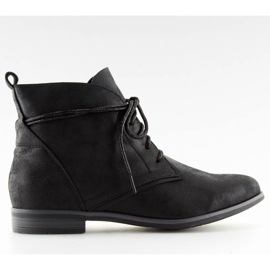 Botas negras con cordones K-91 black negro