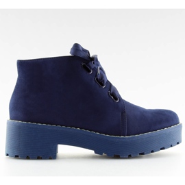 Botas zapatos de mujer azul oscuro LL219 Azul azul marino