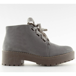 Botas zapatos de mujer gris LL219 gris