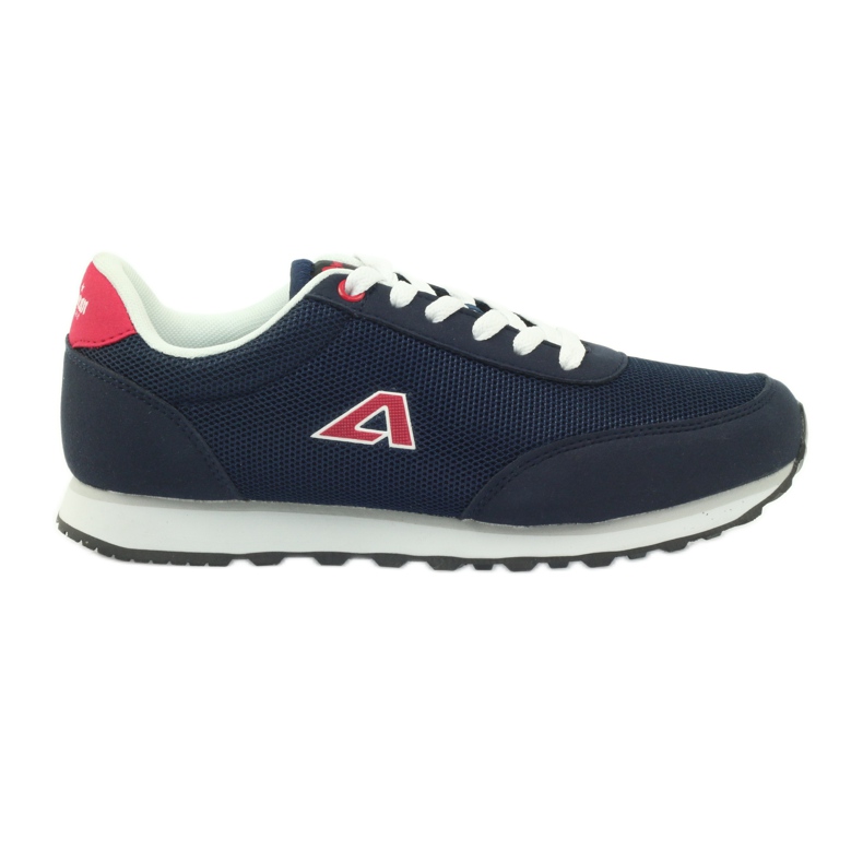 American Club Zapatillas deportivas American ADI para mujer 1756 azul marino rojo