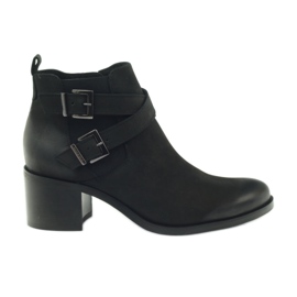 Botas decoradas con rayas Badura 7690 negro